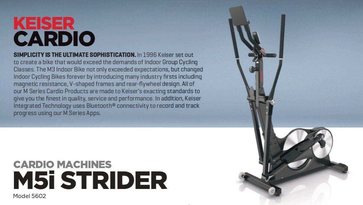 KEISER M5i Elíptica