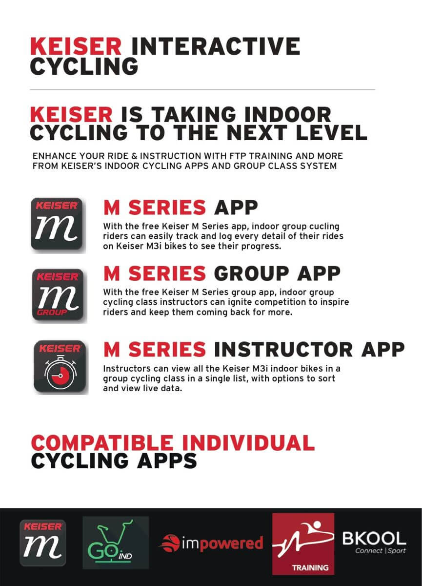 KEISER M3i Lite Bicicleta Interior