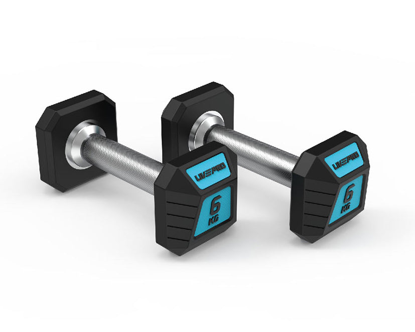 LIVEPRO Mancuernas Profesionales Polyuretano TPU / LIVEPRO TPU Dumbbells