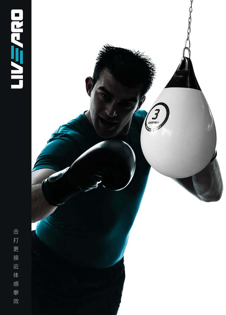 LIVEPRO Bolsa De Boxeo con Agua y Cadena Water Boxing Bag with