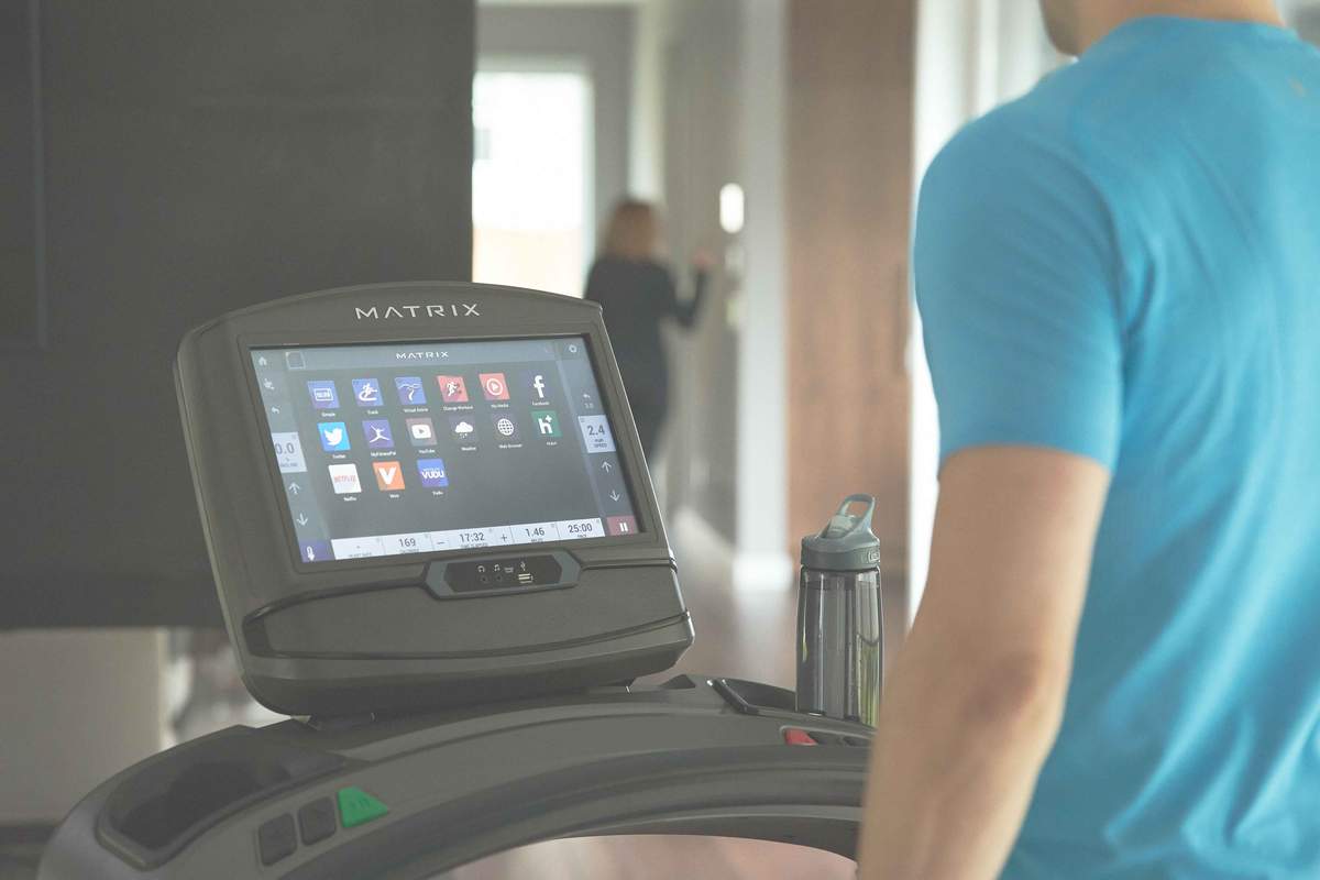 MATRIX TF50XIR 16" Advanced Smart Folding Treadmill