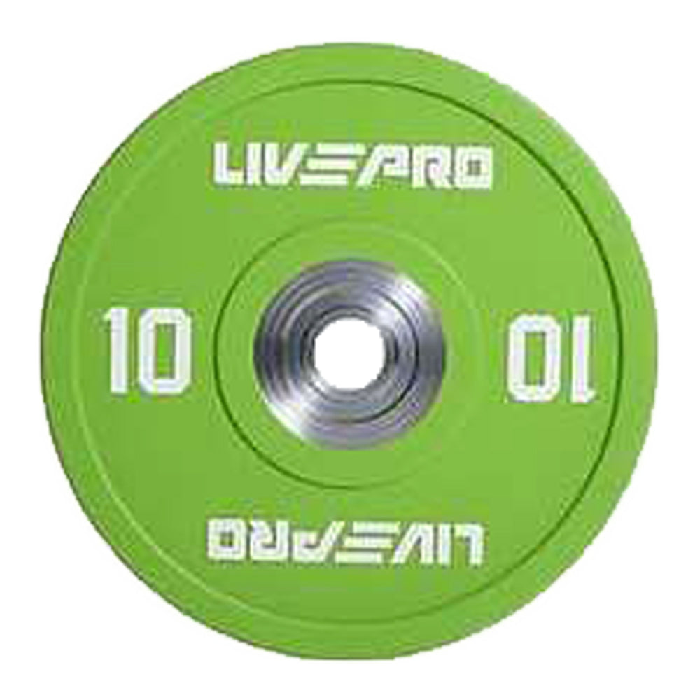 LIVEPRO Platos CrossFit para Competencias de Uretano (pares) / Competition Urethane Bumper Plates (pairs)