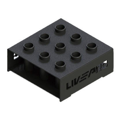 LIVEPRO Rack Para 9 Barras Olímpicas / 9 Olympic Bar Holder
