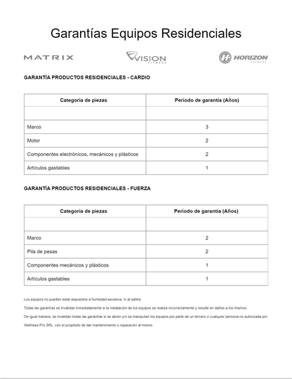 HORIZON ADONIS Bar Support
