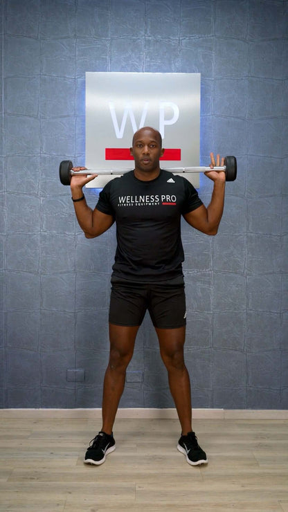 Barras Fijas RECTAS / Fixed Barbells STRAIGHT 20 - 110lb - Wellness Pro Fitness Equipment