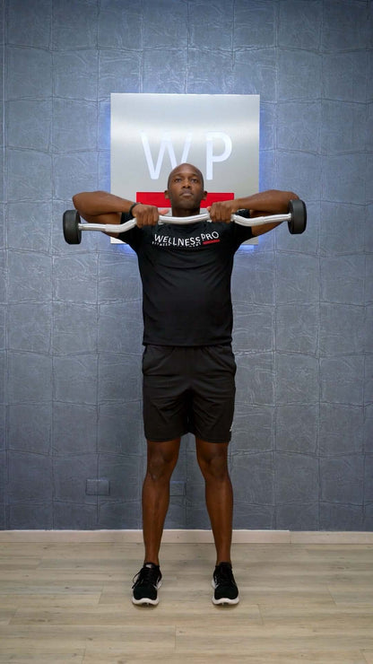 Barras Fijas Z / Fixed Barbell CURL 20 - 110lb - Wellness Pro Fitness Equipment