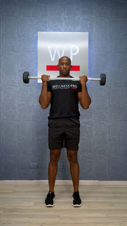 Barras Fijas Z / Fixed Barbell CURL 20 - 110lb - Wellness Pro Fitness Equipment