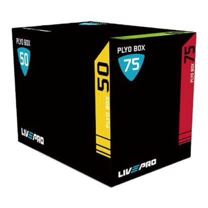 LIVEPRO 3 - en - 1 Caja Pliométrica Suave / 3 - IN - 1 PRO - DUTY SOFT PLYOMETRIC BOX - Wellness Pro Fitness Equipment