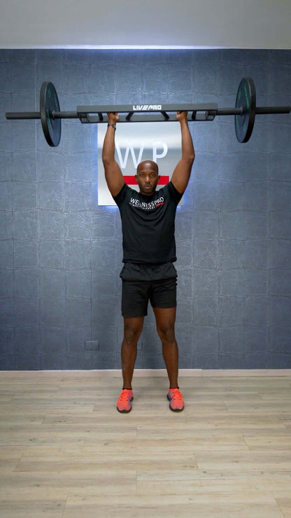 LIVEPRO Barra Multiagarre / Multi - Grip Bar - Wellness Pro Fitness Equipment