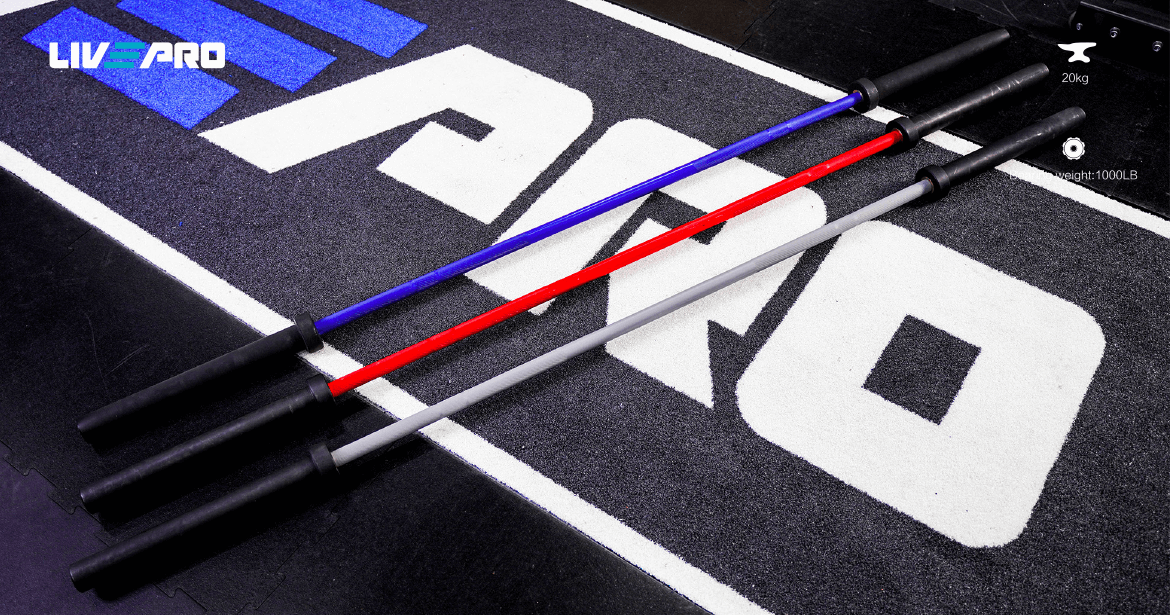 LIVEPRO Barra Olímpica Cerakote / Cerakote Olympic Bar, 86"/2184.4mm,1000LB - Wellness Pro Fitness Equipment