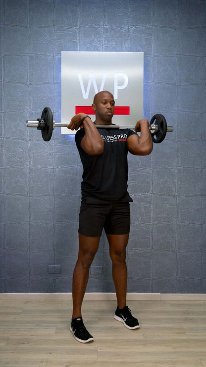 LIVEPRO BARRA OLÍMPICA DE 47"/ OLYMPIC BAR 47" - Wellness Pro Fitness Equipment