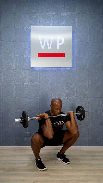 LIVEPRO BARRA OLÍMPICA DE 47"/ OLYMPIC BAR 47" - Wellness Pro Fitness Equipment