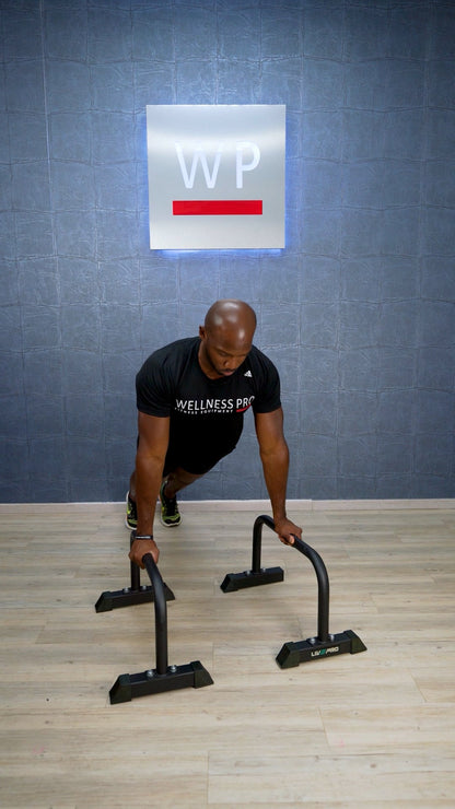 LIVEPRO Barras Paralelas Cortas / Short Parallettes - Wellness Pro Fitness Equipment