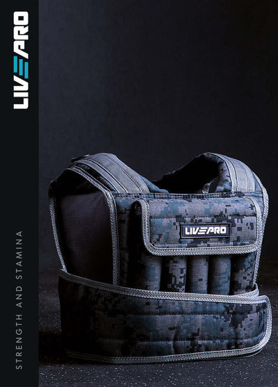LIVEPRO Chaleco Lastrado / Weighted Training Vests - Wellness Pro Fitness Equipment