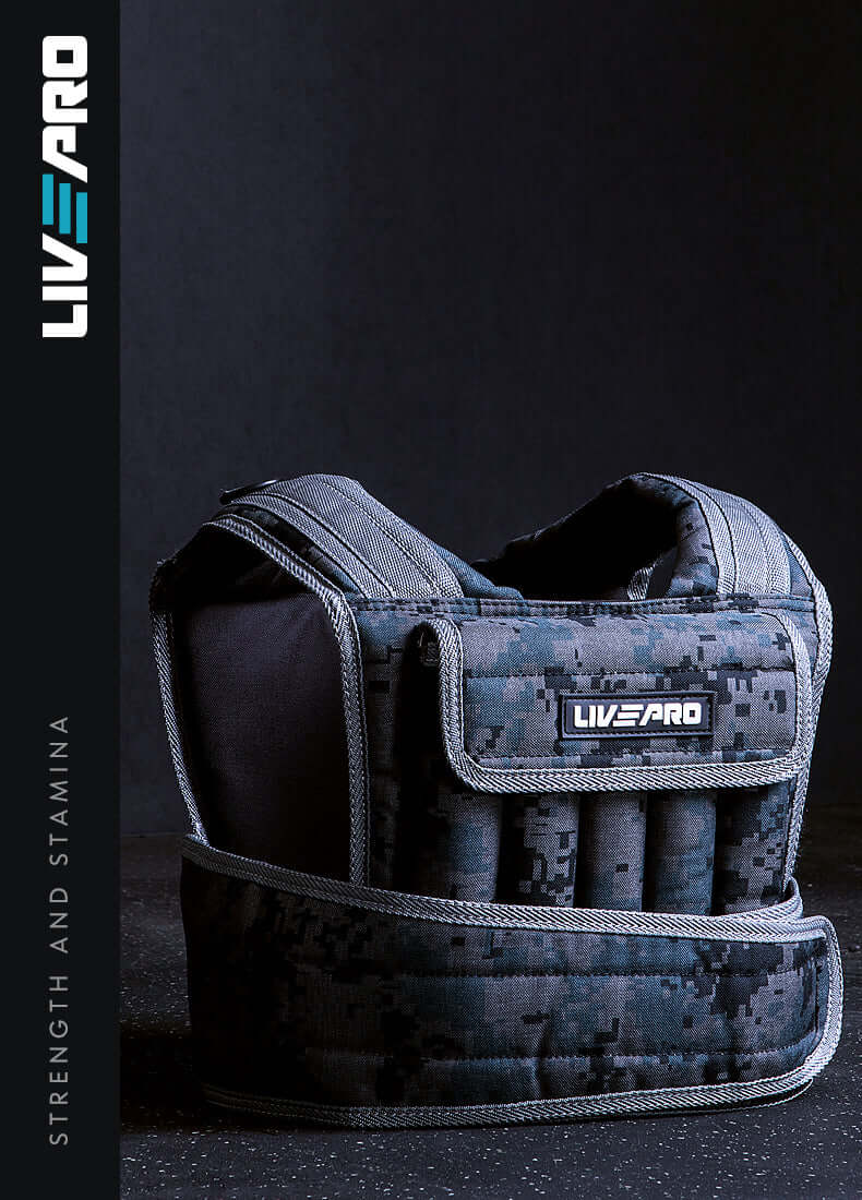 LIVEPRO Chaleco Lastrado / Weighted Training Vests - Wellness Pro Fitness Equipment