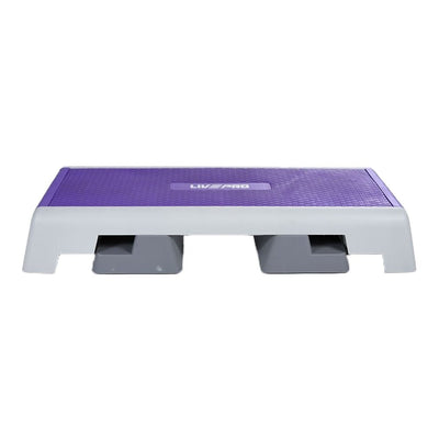 LIVEPRO Escalón Aeróbico Ajustable / Areobic Step - Wellness Pro Fitness Equipment
