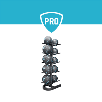 LIVEPRO Estante para 10 Bolas Medicinales / Medicine Ball Rack - Wellness Pro Fitness Equipment