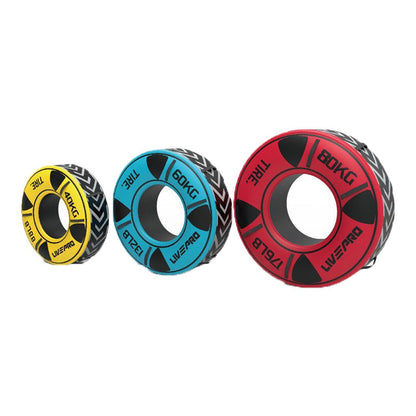 LIVEPRO Juego de Gomas para Crossfit / Cross Fit Tire - Wellness Pro Fitness Equipment