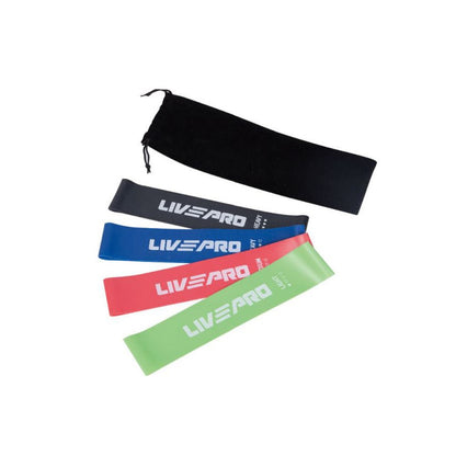 LIVEPRO Lazo de Resistencia - juego / Resistance Loop - set - Wellness Pro Fitness Equipment
