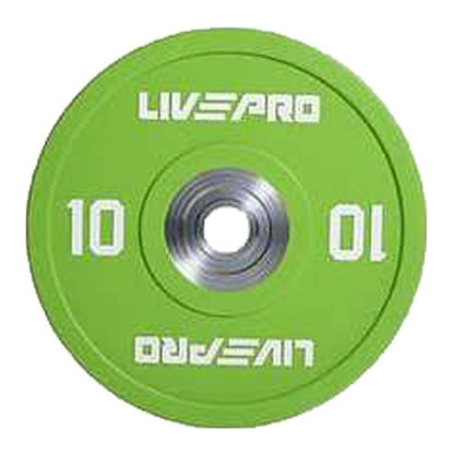 LIVEPRO Platos CrossFit para Competencias de Uretano (pares) / Competition Urethane Bumper Plates (pairs) - Wellness Pro Fitness Equipment