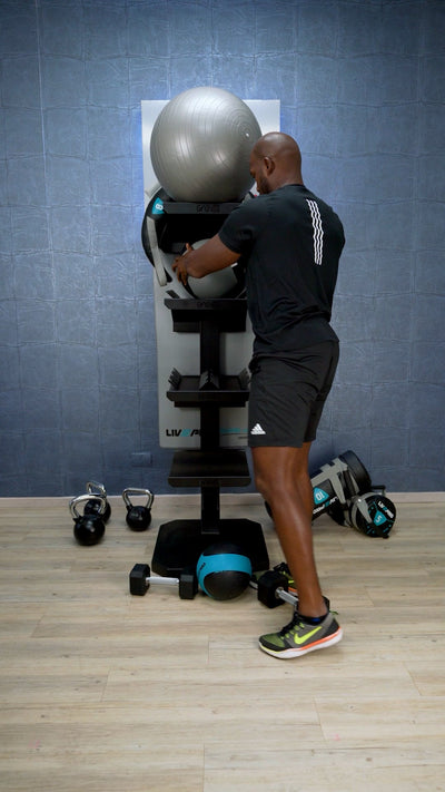 LIVEPRO Rack Accesorios / Accessories Rack - Wellness Pro Fitness Equipment