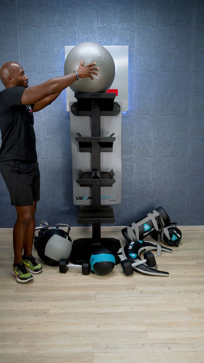LIVEPRO Rack Accesorios / Accessories Rack - Wellness Pro Fitness Equipment