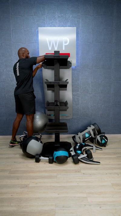 LIVEPRO Rack Accesorios / Accessories Rack - Wellness Pro Fitness Equipment