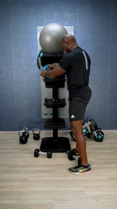 LIVEPRO Rack Accesorios / Accessories Rack - Wellness Pro Fitness Equipment