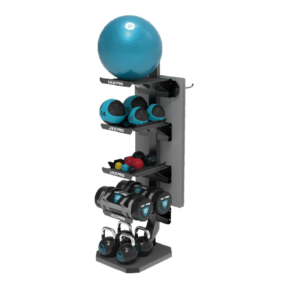 LIVEPRO Rack Accesorios / Accessories Rack - Wellness Pro Fitness Equipment