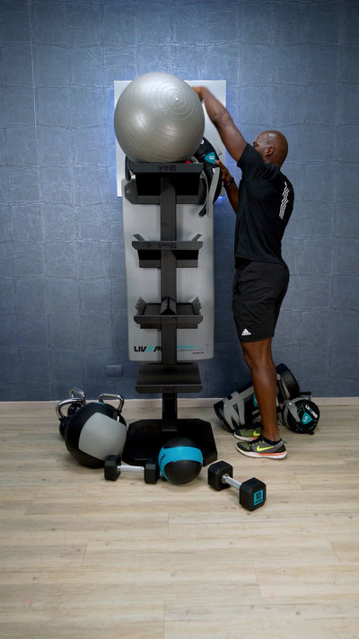 LIVEPRO Rack Accesorios / Accessories Rack - Wellness Pro Fitness Equipment
