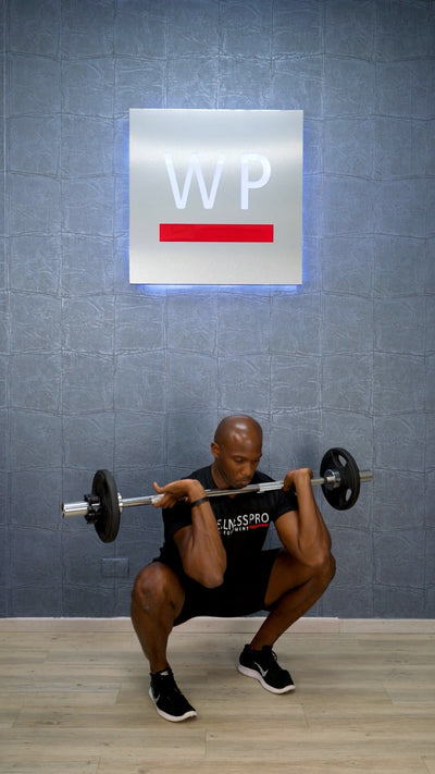 LIVEPRO Set Barra Olímpica Recta 47" / Olympic Straight Bar 47" Set - Wellness Pro Fitness Equipment