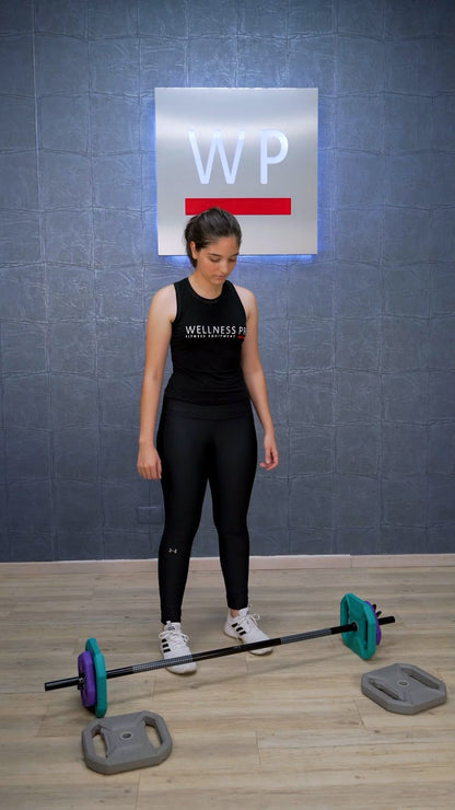 LIVEPRO SET DE BARRA FIJA AJUSTABLE / RUBBER STUDIO BARBELL SET - Wellness Pro Fitness Equipment