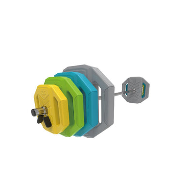 LIVEPRO Set de Barra Fija Ajustable / Training Bar w. Adjustable Weights - Wellness Pro Fitness Equipment