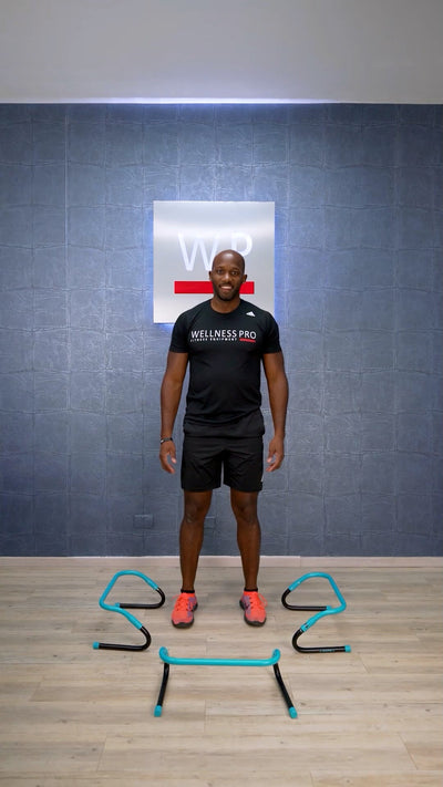 LIVEPRO Vallas de Velocidad Ajustables / Adjustable Speed Hurdles - Wellness Pro Fitness Equipment