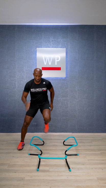 LIVEPRO Vallas de Velocidad Ajustables / Adjustable Speed Hurdles - Wellness Pro Fitness Equipment