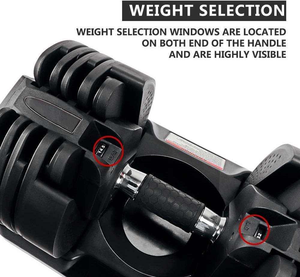 Mancuerna Ajustable 45LBS - Wellness Pro Fitness Equipment