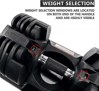 Mancuerna Ajustable 45LBS - Wellness Pro Fitness Equipment