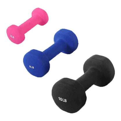 Mancuernas de Colores (par) / Studio Dumbbells (pair) - Wellness Pro Fitness Equipment