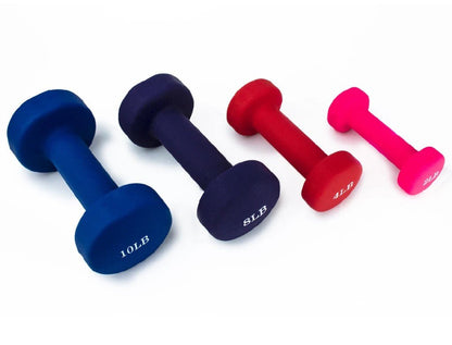 Mancuernas de Colores (par) / Studio Dumbbells (pair) - Wellness Pro Fitness Equipment