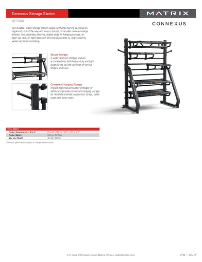 MATRIX Connexus Storage Station - Wellness Pro Fitness Equipment