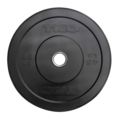 TKO Plato Cross Fit de Goma (pares) / TKO Rubber Bumper Plate (pairs) - Wellness Pro Fitness Equipment