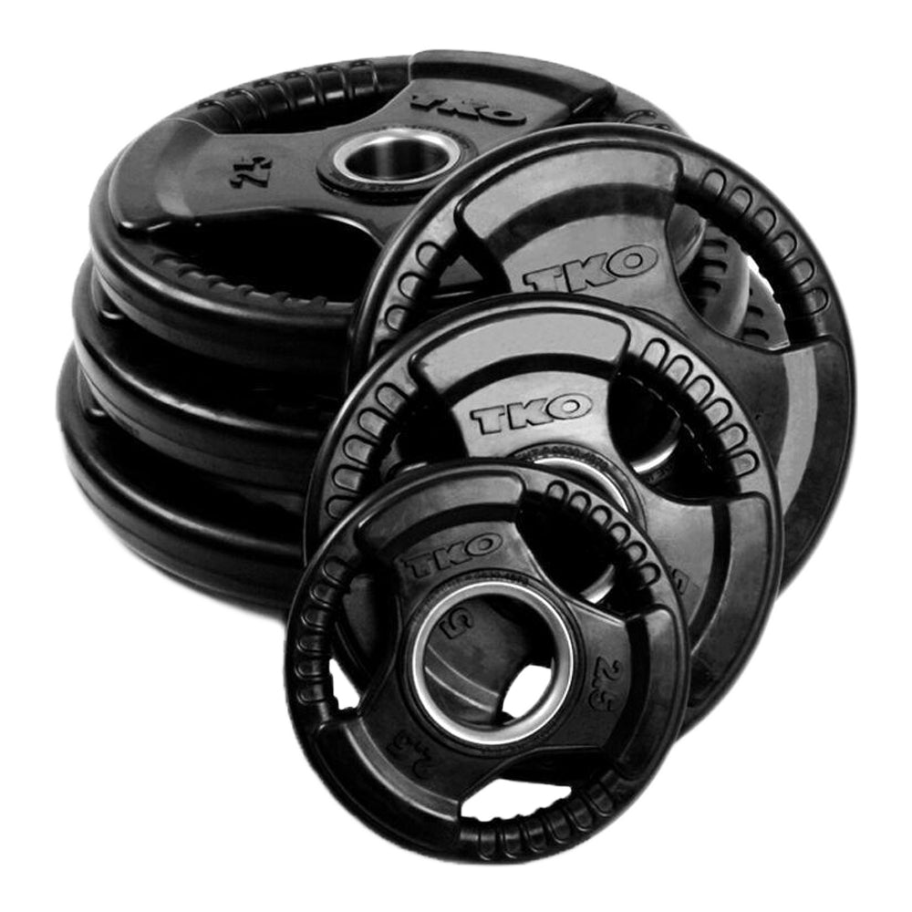 TKO Platos Olímpicos de Goma (pares) / TKO Olympic Rubber Plates (pairs) - Wellness Pro Fitness Equipment