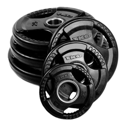 TKO Platos Olímpicos de Goma (pares) / TKO Olympic Rubber Plates (pairs) - Wellness Pro Fitness Equipment
