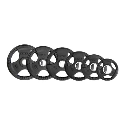 TKO Platos Olímpicos de Goma (pares) / TKO Olympic Rubber Plates (pairs) - Wellness Pro Fitness Equipment