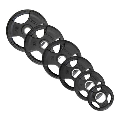 TKO Platos Olímpicos de Goma (pares) / TKO Olympic Rubber Plates (pairs) - Wellness Pro Fitness Equipment
